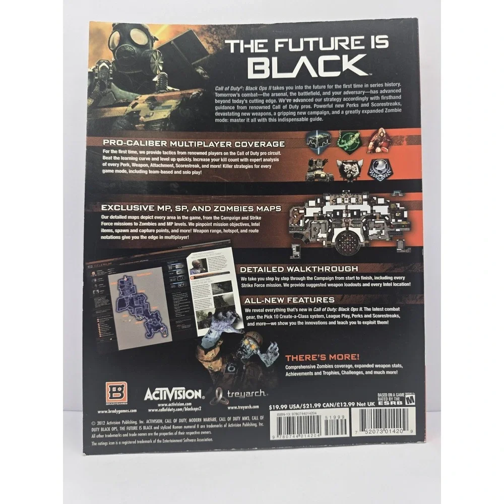 Call of Duty Black Ops II Signature Guide Xbox 360 PS3 PC BradyGames